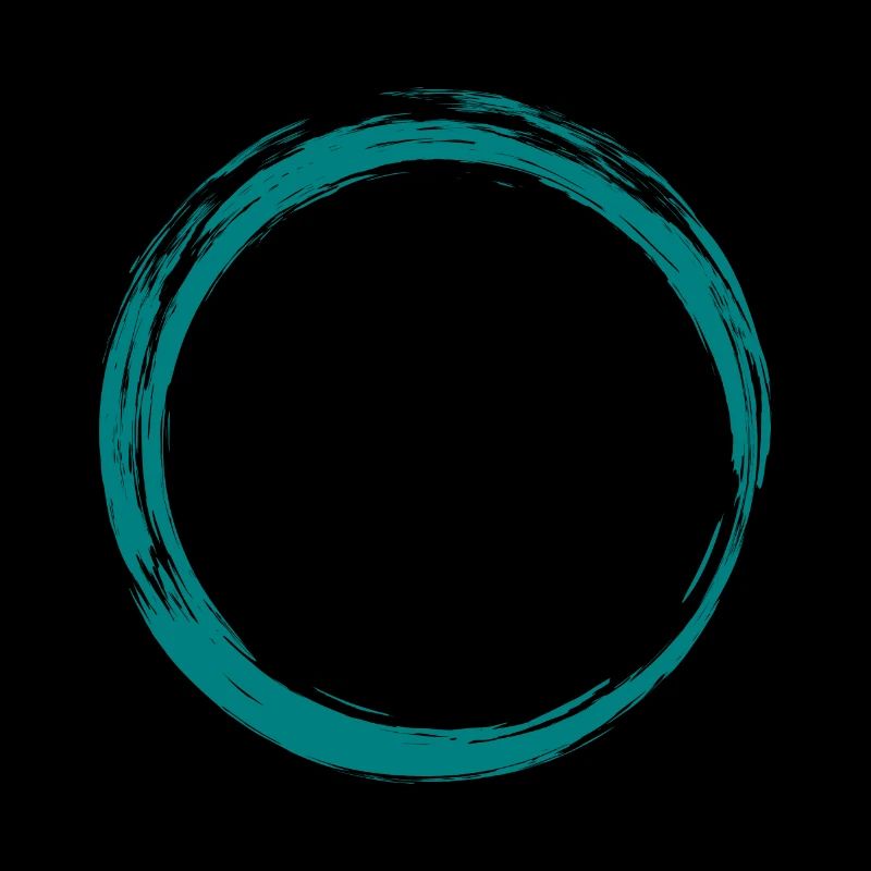 Circle Icon Design Brush Customizable
