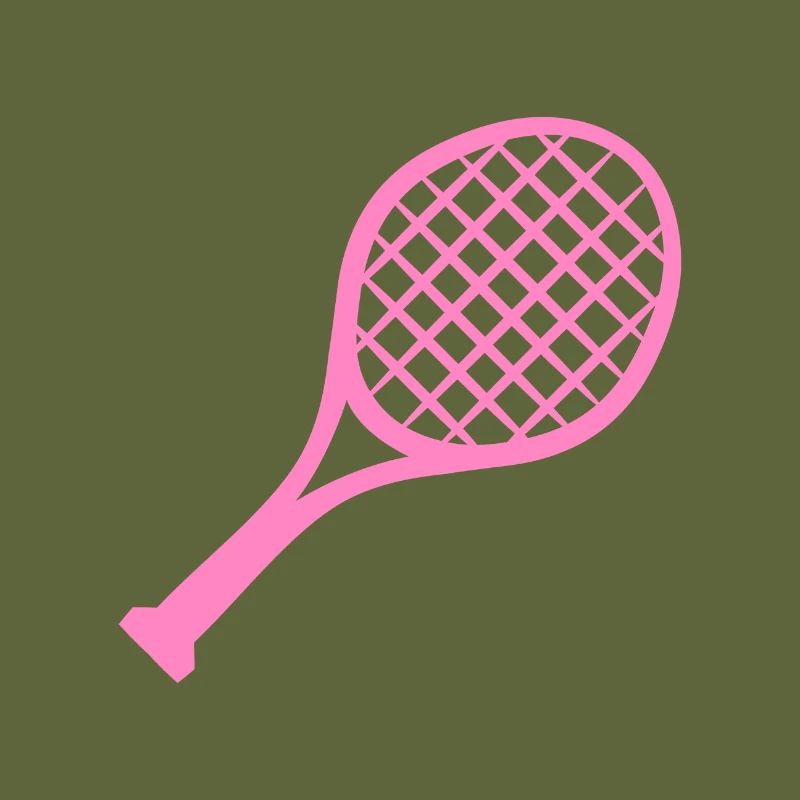 Tennis racket pink