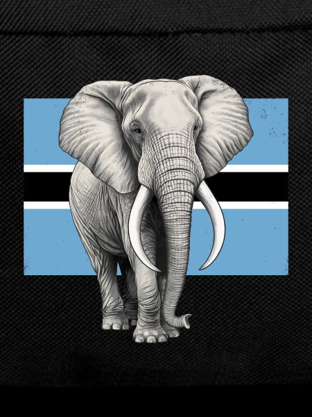 Elephant flag of Botswana