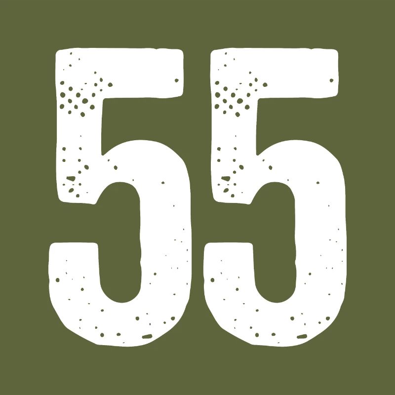 55 numéros blancs