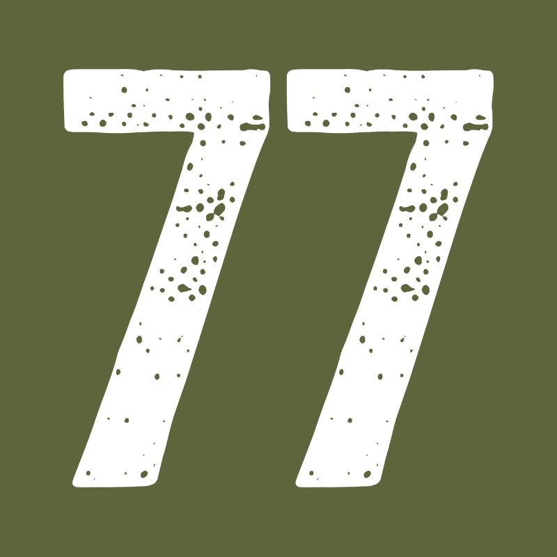 77 Numéros Blanc
