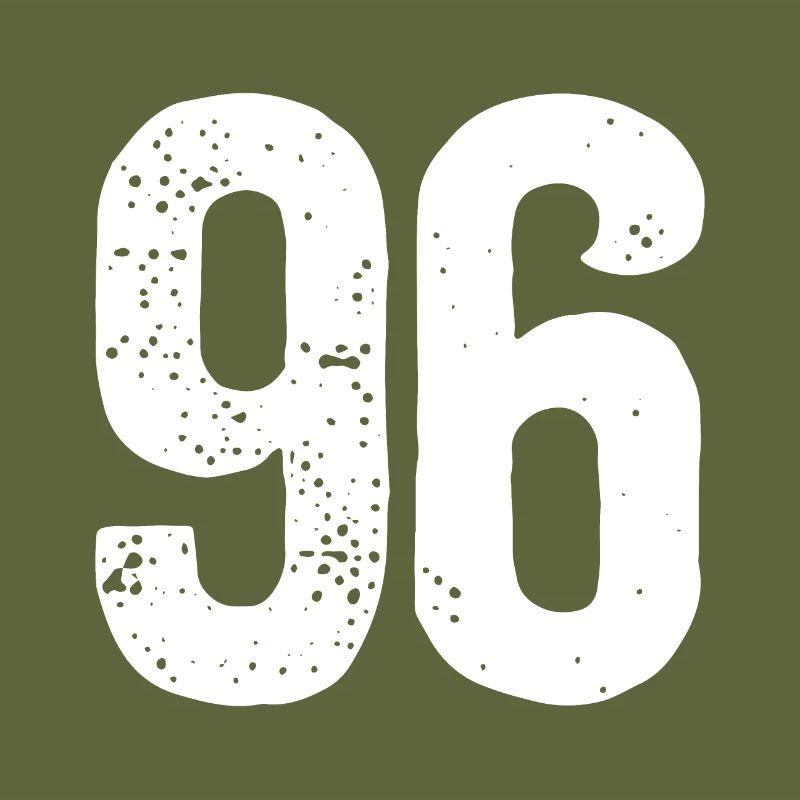 96 Numéros Blanc