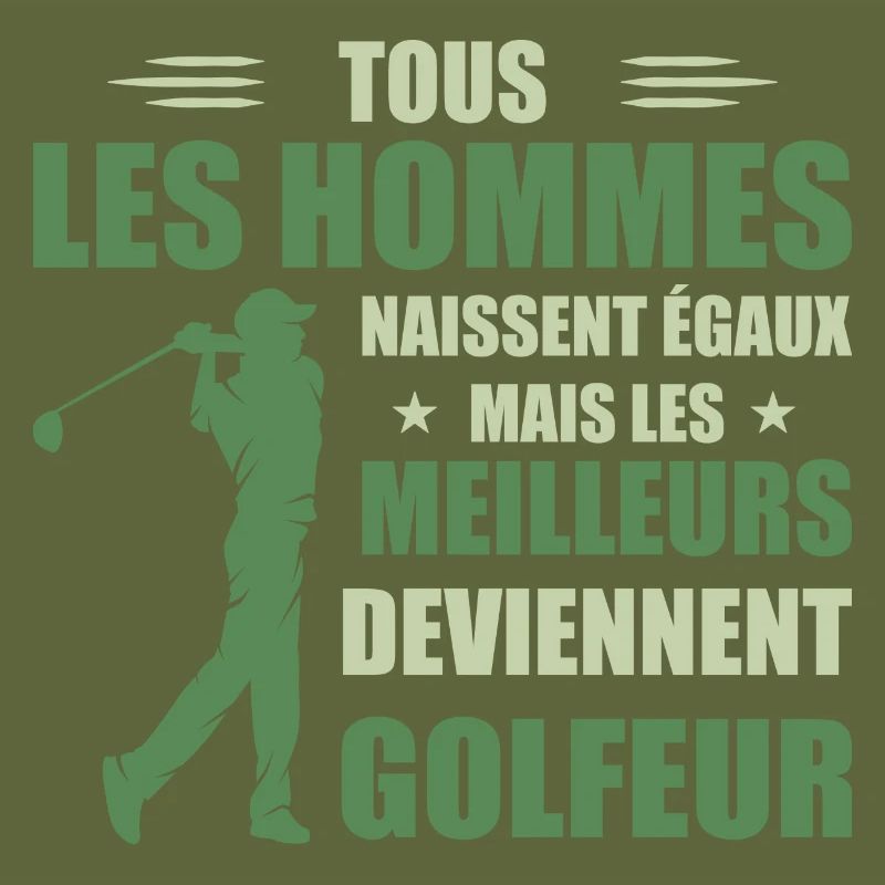 Hommes égaux meilleurs deviennent Golfeurs