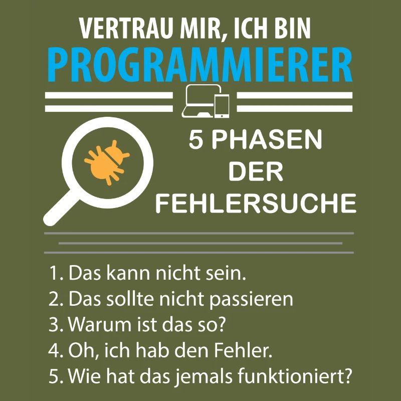 Vertrau mir ich bin Programmierer Nerd Geek