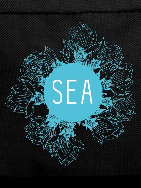 Sea Blossom Blue Sea Motif