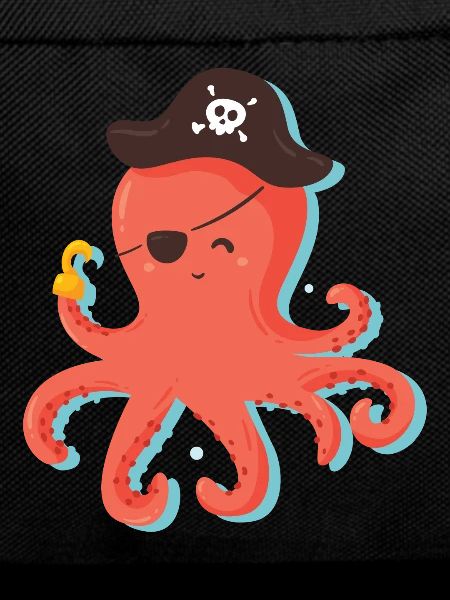 Pirate Octopus T-Shirt / A Pirate Squid