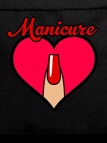 Manicure nails fingernails heart love