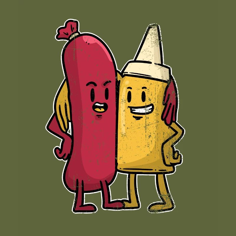 Currywurst Deutsche Gericht Wurst Fritten Geschenk