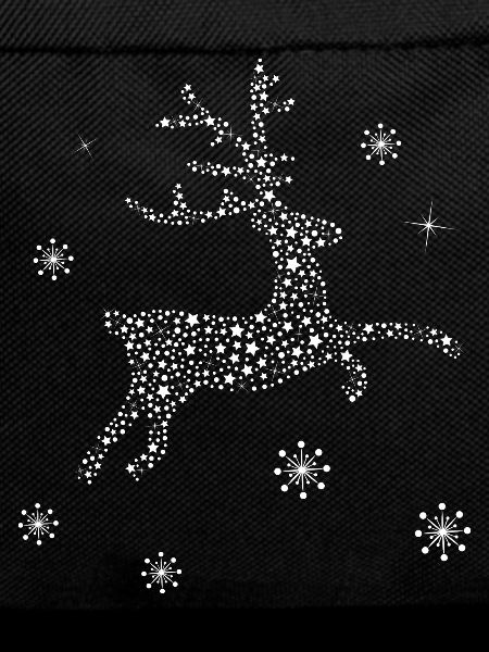 Deer reindeer star snowflakes Christmas