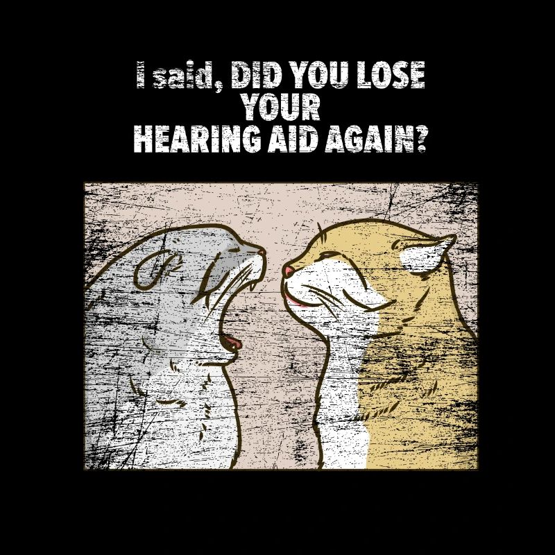 Cats Hearing Aid Hearing Aid Acoustician Gift