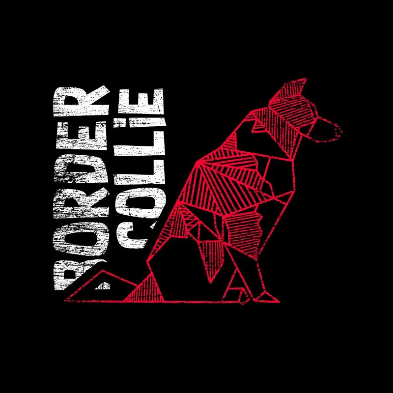 Border Collie geometric