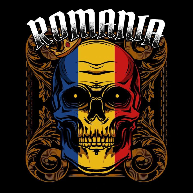 Romanian skull Romania Bucharest gift