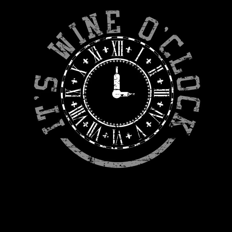 Wine clock time grape gift red wine white wine