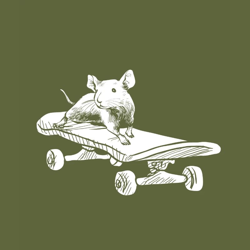 Mouse skateboard