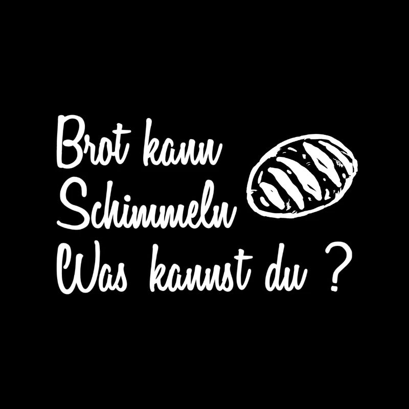 Brot Bäcker Lustiger Spruch Geschenk T-Shirt