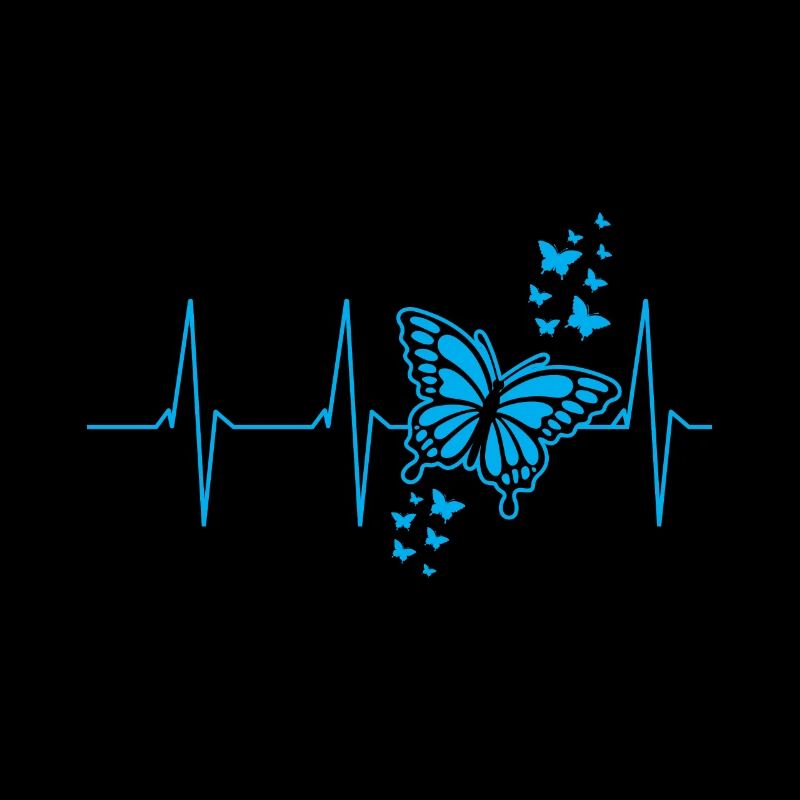 Butterfly heart pulse
