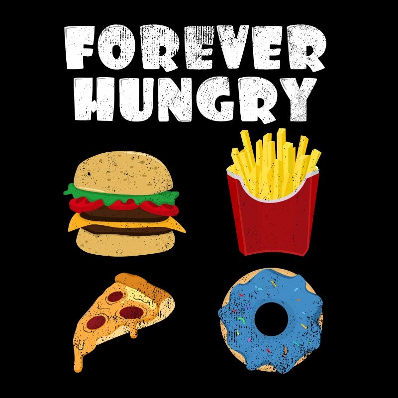 Forever Hungry | Hamburger fries donut gift