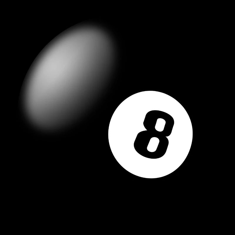 Boule de billard 8