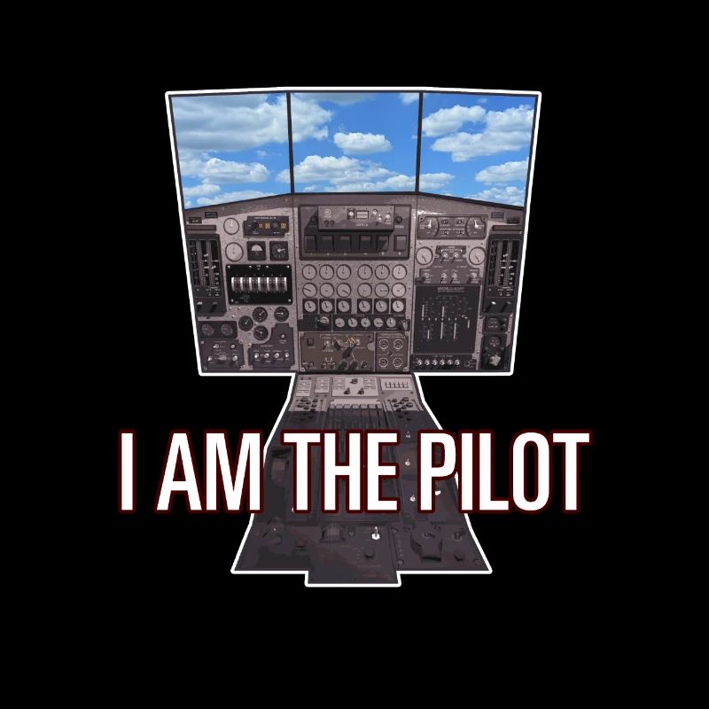 I AM THE PILOT, 3D Game, Cockpit Himmel - Geschenk
