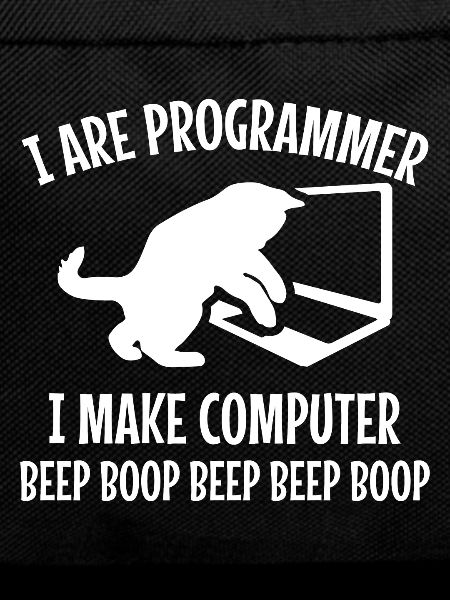 Programmierer Katze Geschenk Programmieren Mitze