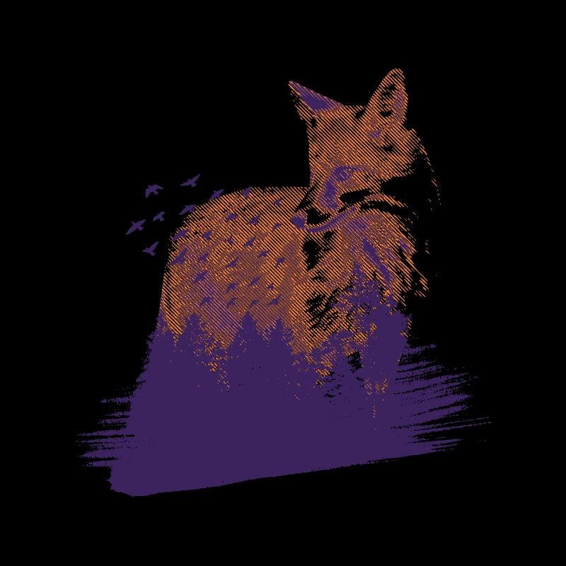 Fox in the forest