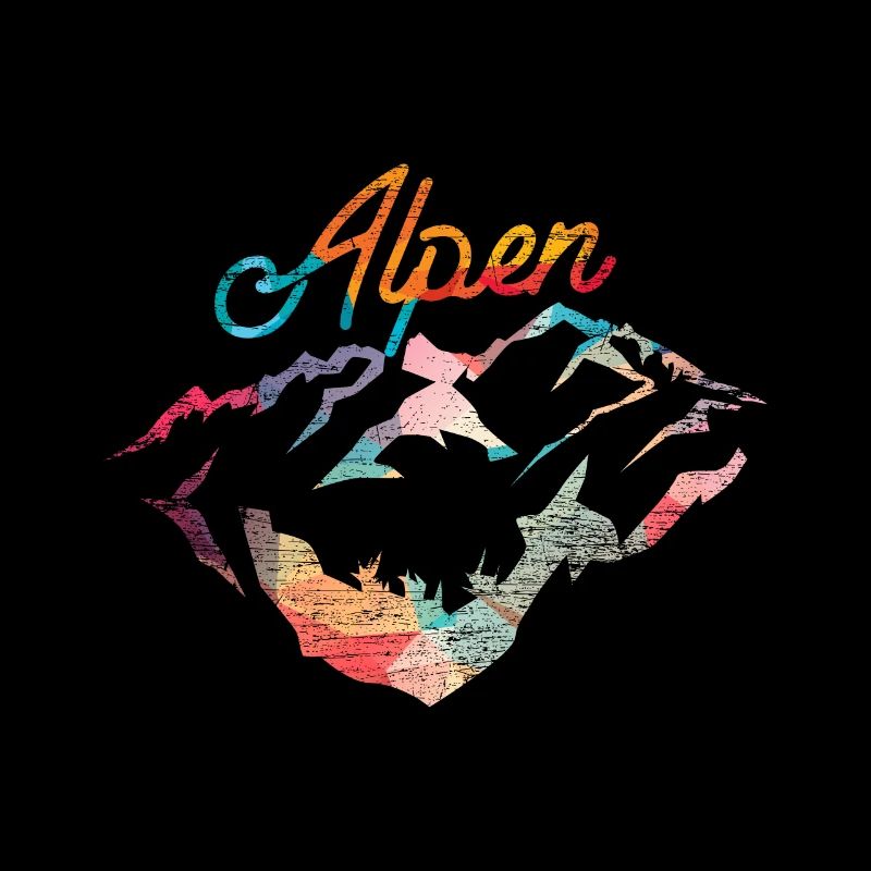 Alpen Polygon Geschenk
