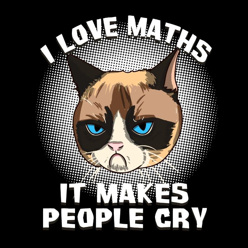 Katze Katzen Mathelehrer Kater Grumpy Mathe Gesche