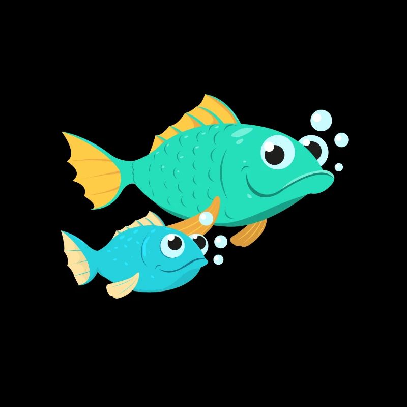 Fisch mit Babyfisch