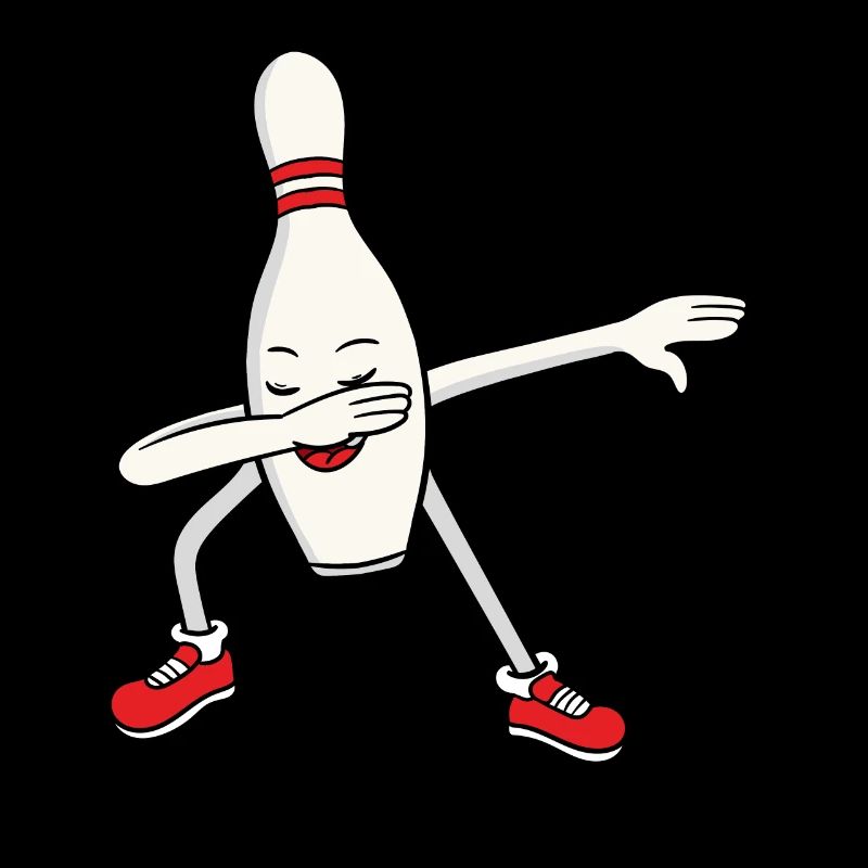 Bowling Bowler Pin Dabbing Dab Tanz Geschenk