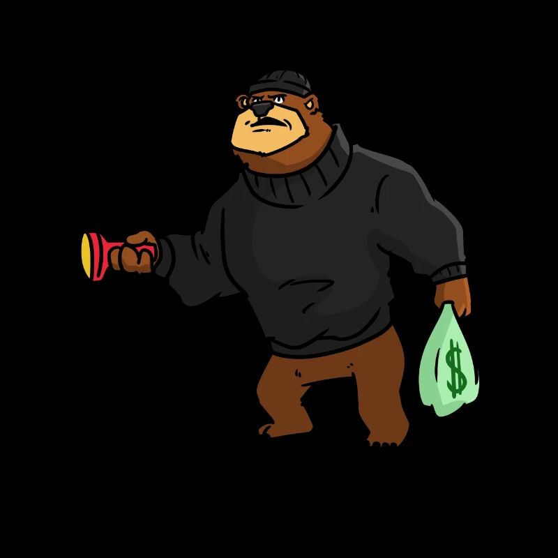 Robber Bear , Bär Räuber