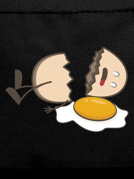 Kaputtes Ei . broken Egg