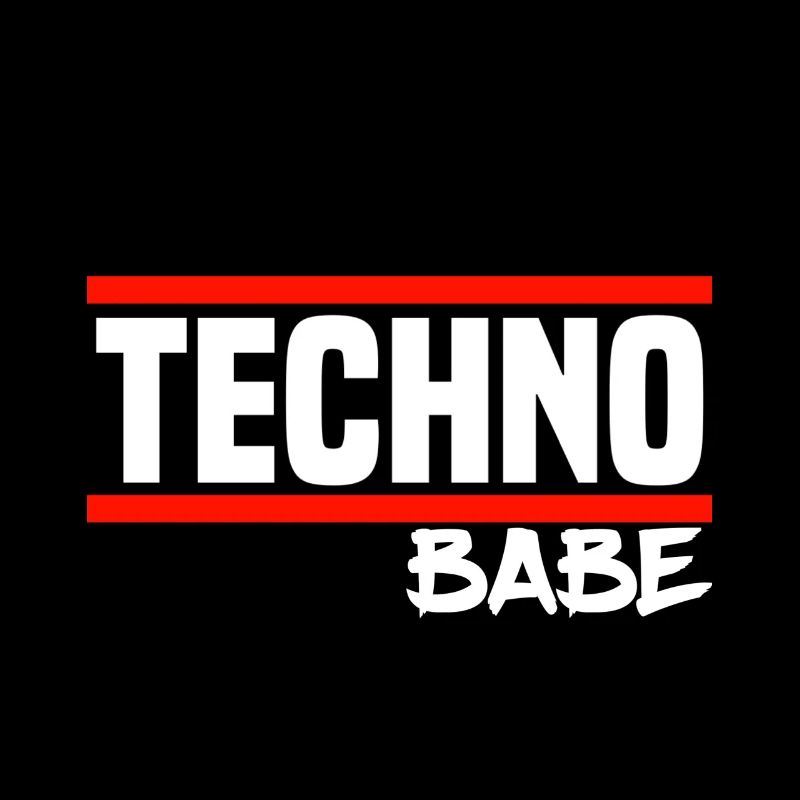 Techno Techno Babe Rave Raver Techno Festival