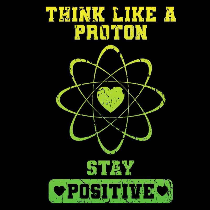Positive as a proton