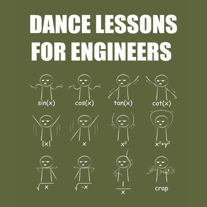 Techniciens cours de danse mathématicien cadeau