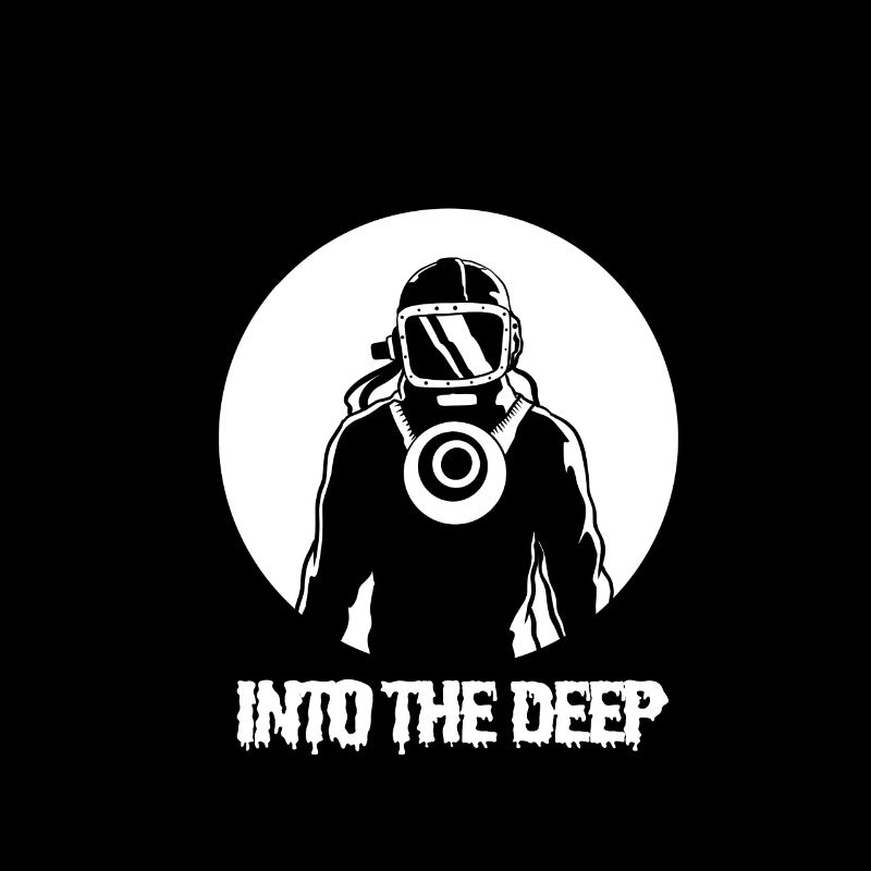 Diver in the depth