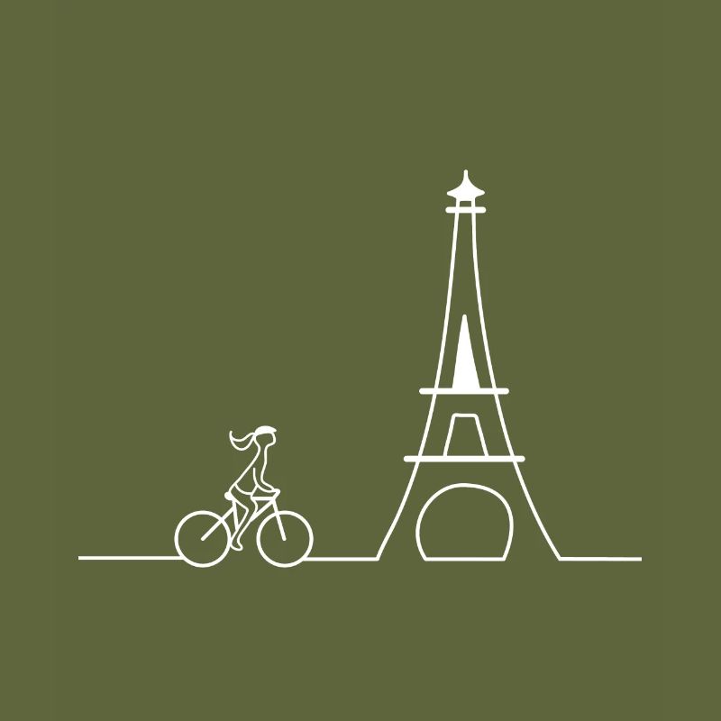 Silhouette Eiffel Tower