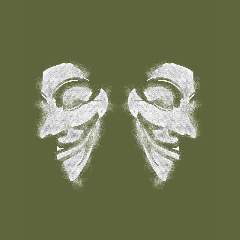 Anonymous v comme vendetta Double Head