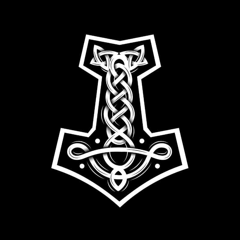 Cadeau de guerrier marteau Viking de Mjolnir Thor