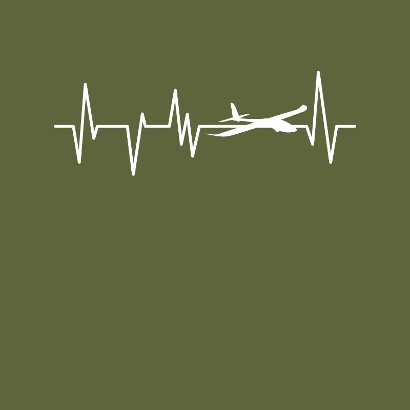 Pilot glider soaring flies