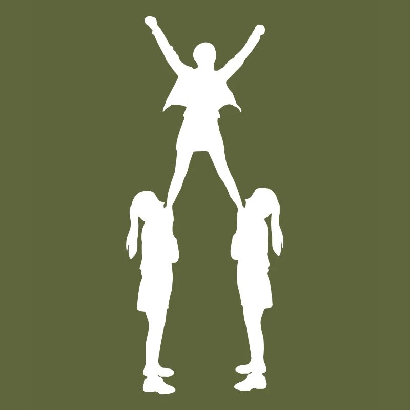 Cheerleader cheering dance