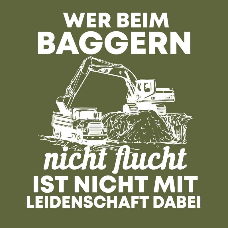 Baggerfahrer Bagger Spruch Geschenk