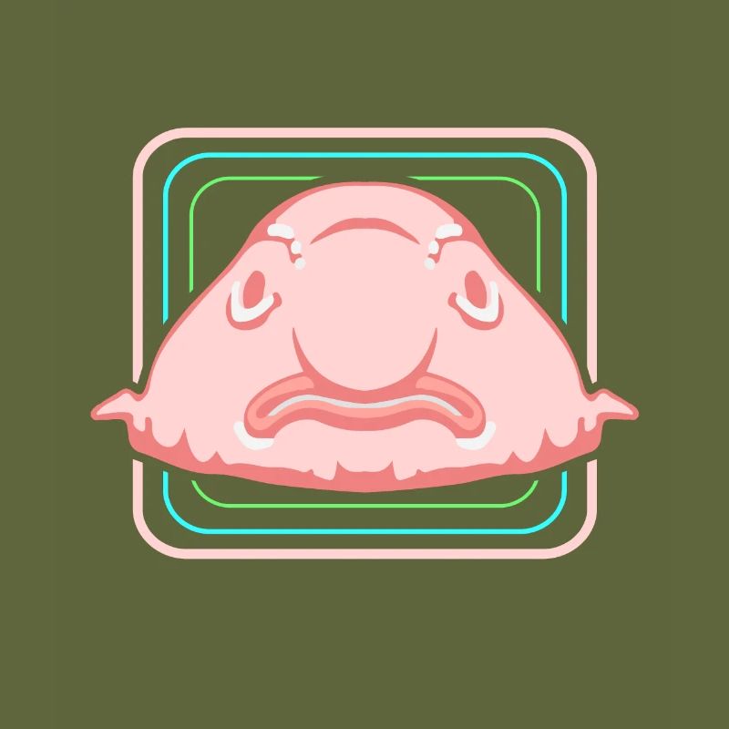 Blobfish Deep Sea Grumpy Cadeau introverti