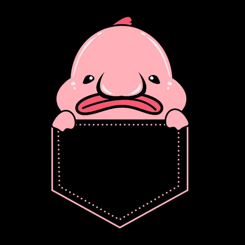 Blobfisch Tiefsee Grumpy Introvertiert Geschenk