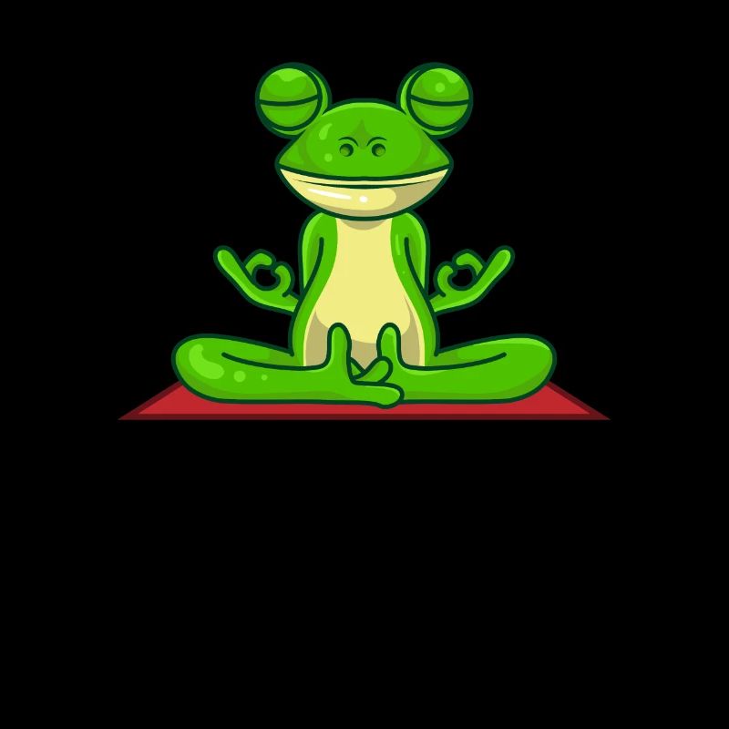 Yoga frog cross-legged