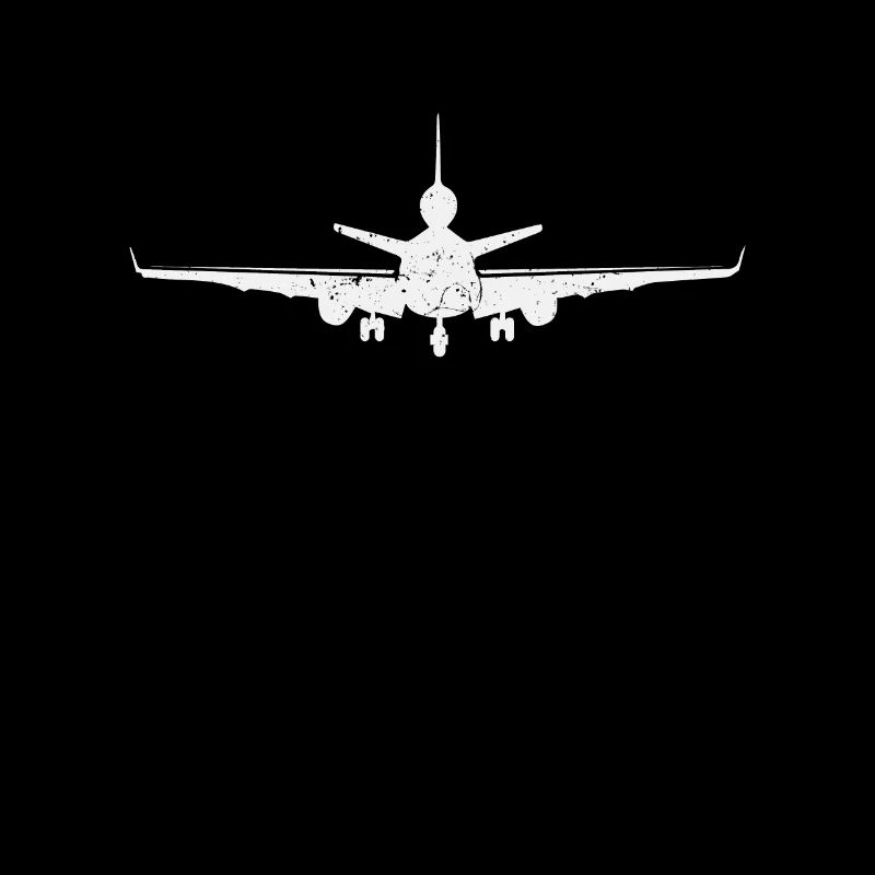 Pilot flying plane gliding