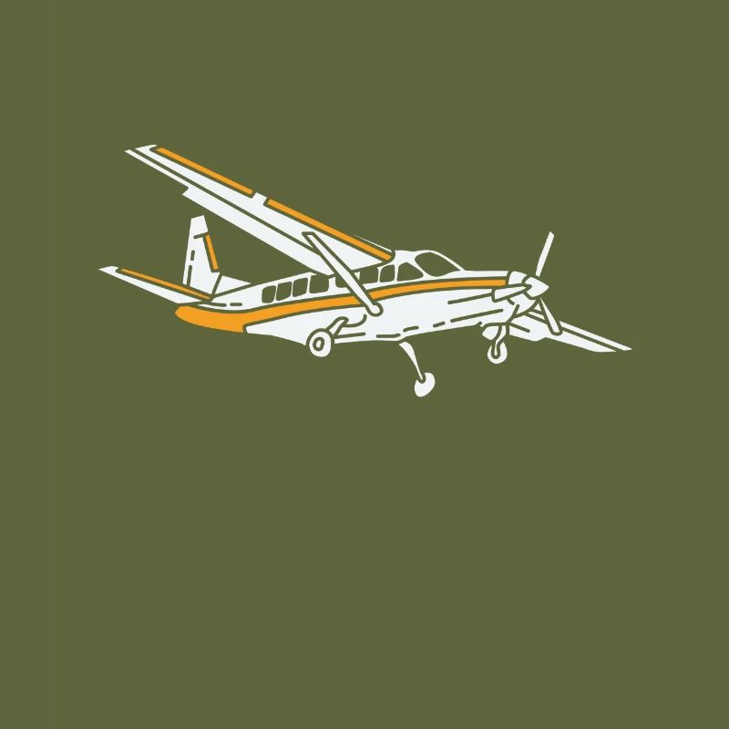 Propeller plane Aviator pilot plane