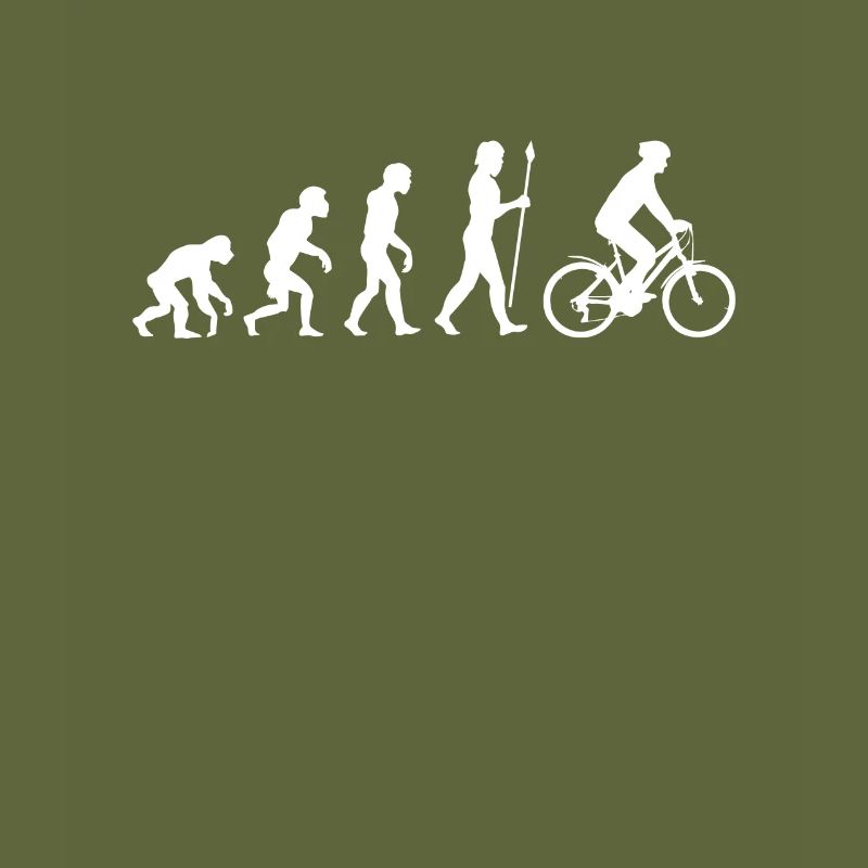 Cycling Evolution Road Cyclist Bicycle