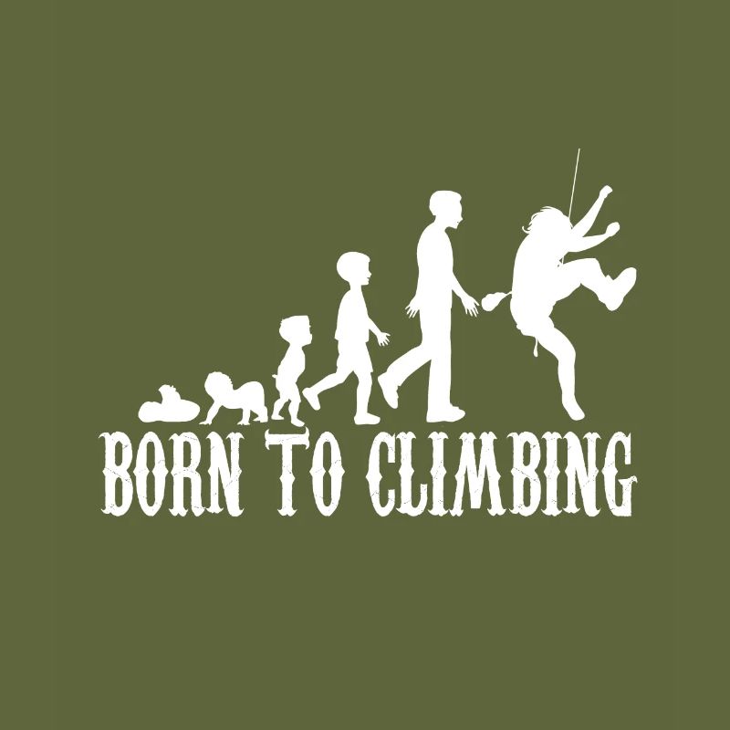 Climbing evolution birth baby child gift