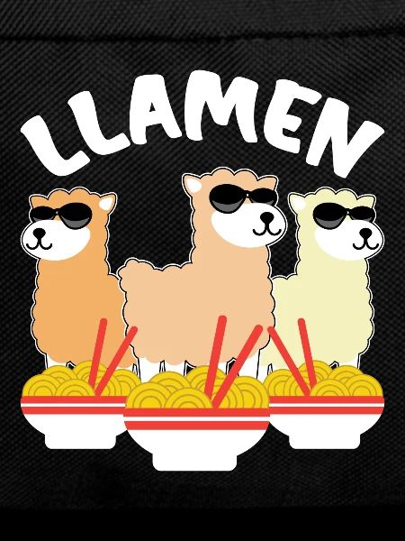 Lamen Ramen Lama funny Japanese