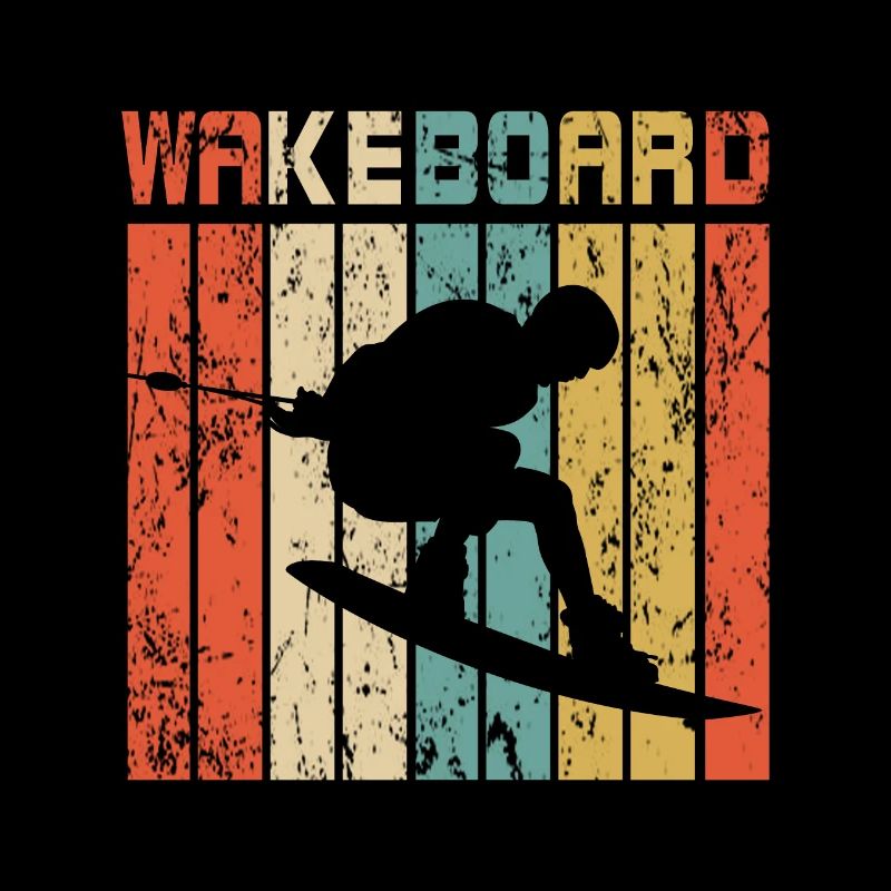 Wakeboard Retro Geschenk